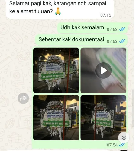 Pengiriman Papan Bunga Selamat Living World Alam Sutera