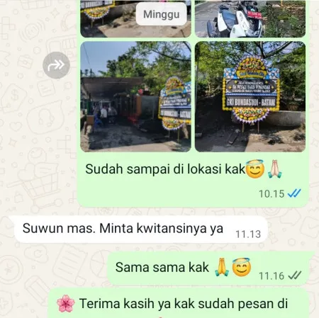 Pengiriman Papan Bunga Duka Living World Alam Sutera