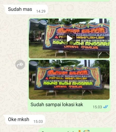 Pengiriman Papan Bunga Living World Alam Sutera
