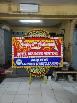 Papan Bunga di Living World Alam Sutera
