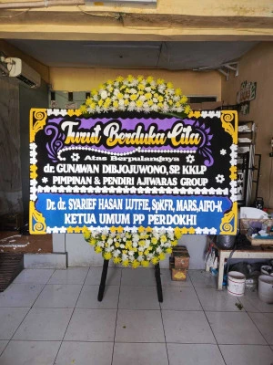 Papan Bunga di Living World Alam Sutera